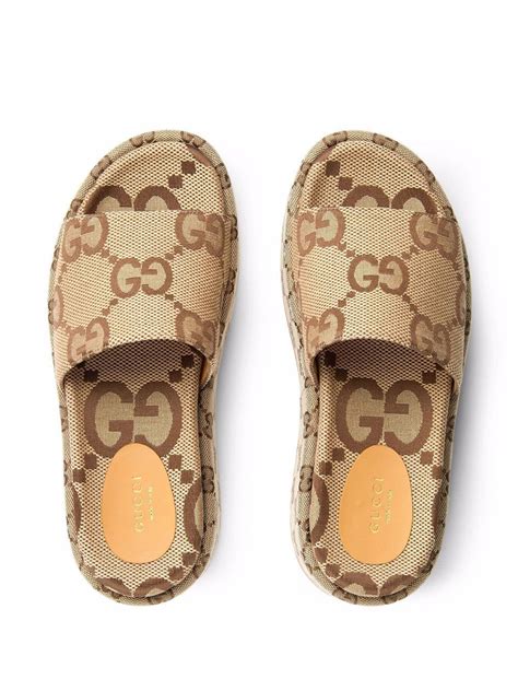 gucci gg sandal reviews|Gucci angelina 55mm platform sandals.